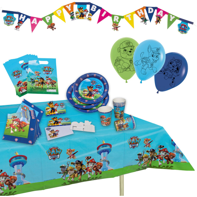Paw Patrol - Partykoffer - für Jungen - 51 tlg.