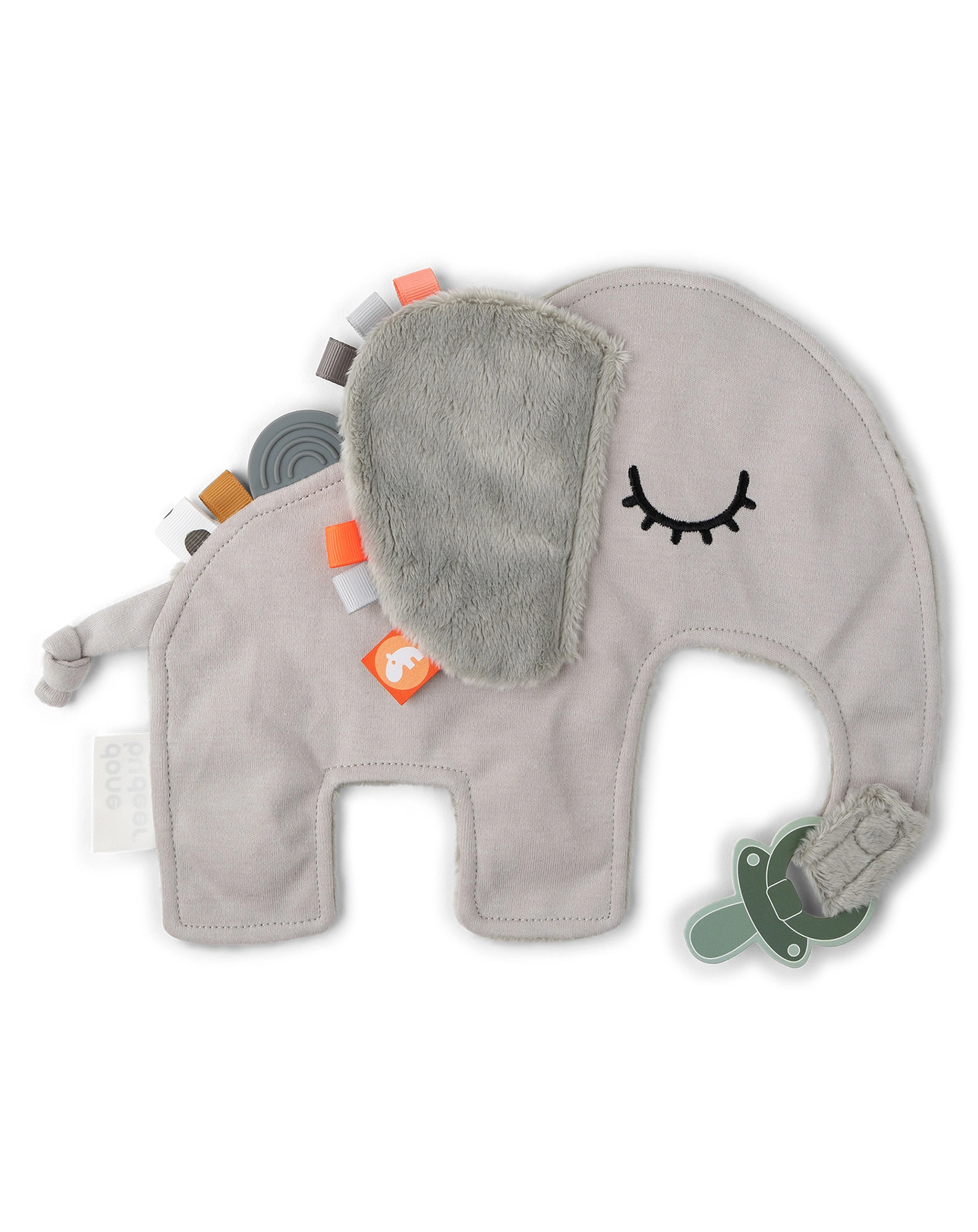 Schmusetuch COZY FRIEND - ELPHEE (25x20) in grau