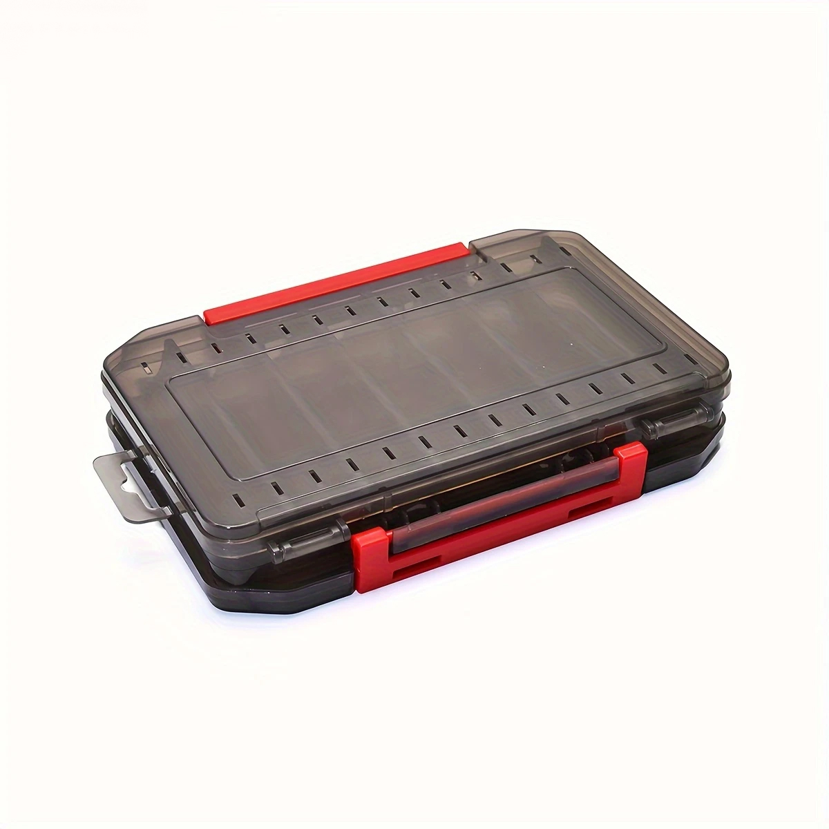 (195x133mm) Angel Köderbox Fischer Zubehör Organizer Lure Box Dose - Grau