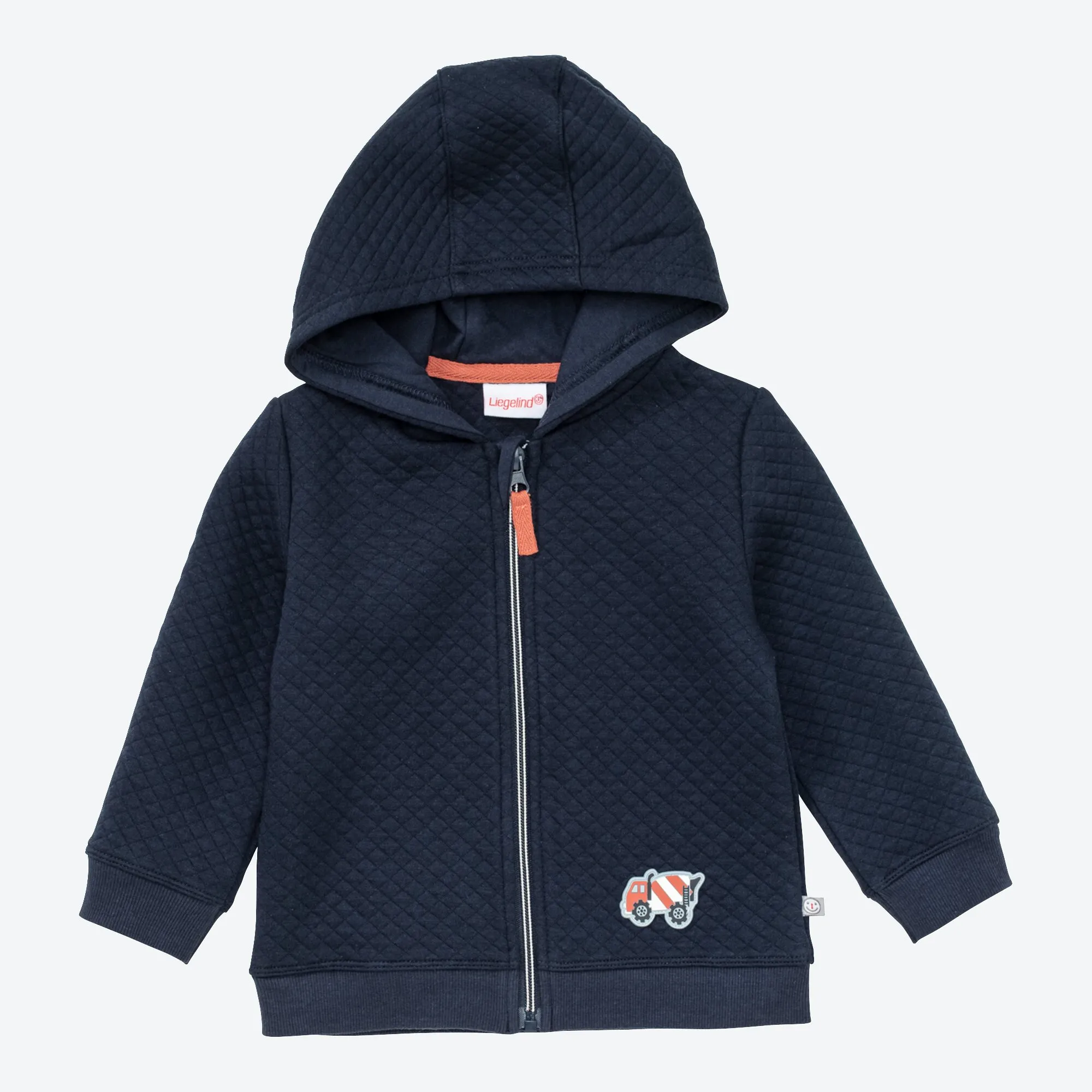 Baby-Jungen-Sweatjacke in Waffel-Optik