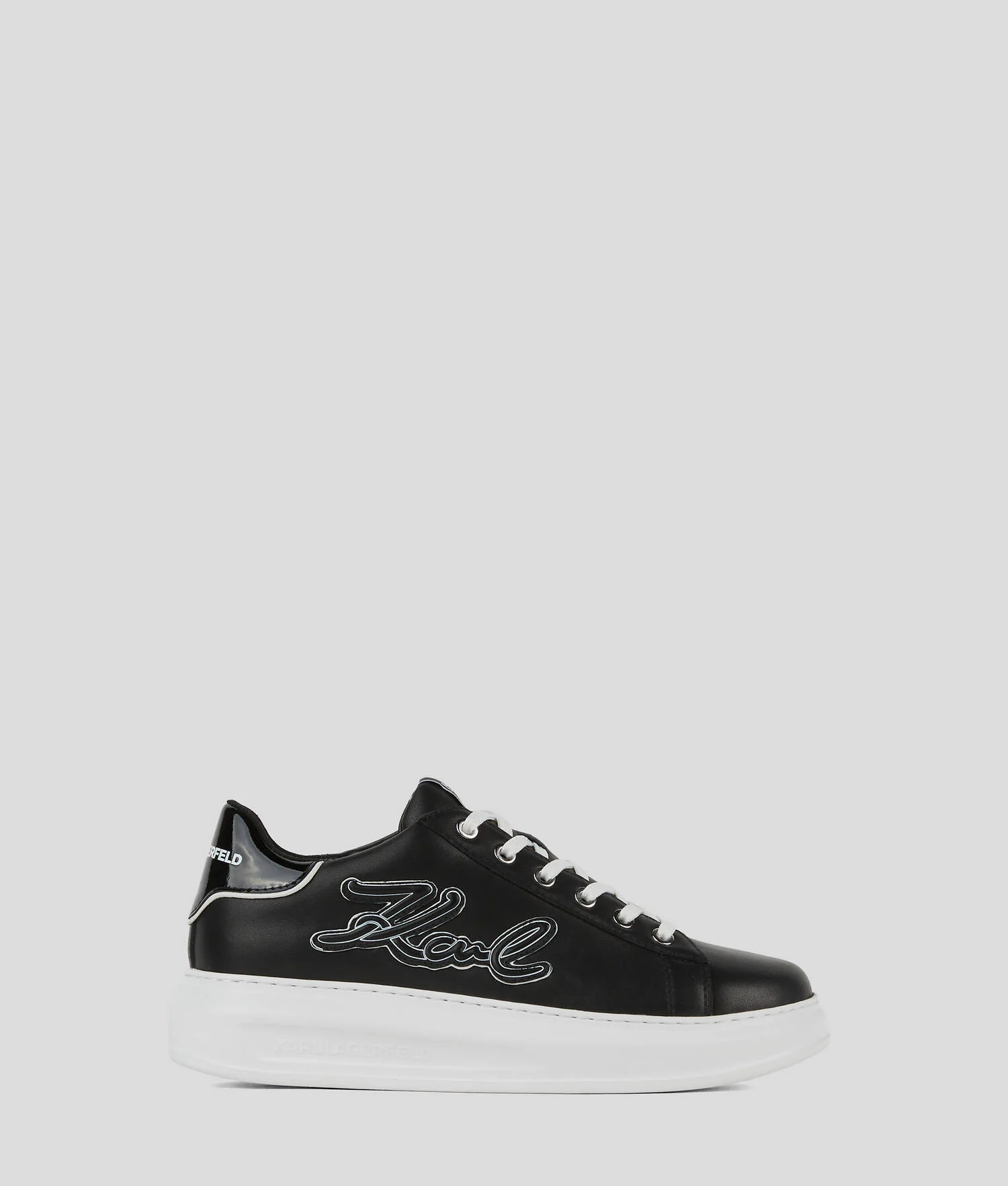 BASKETS BASSES KAPRI SIGNIA - Blanc/Noir