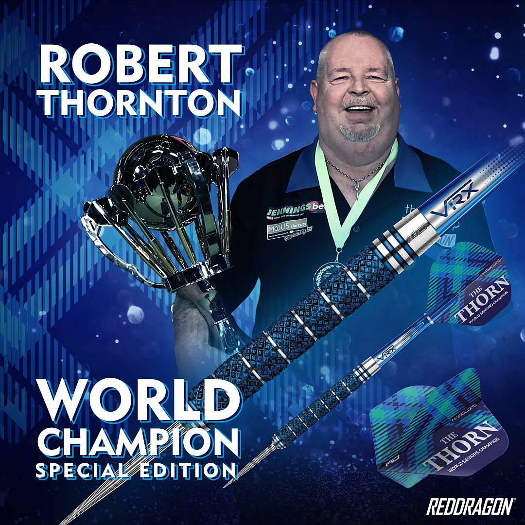 Red Dragon - Robert Thornton Seniors WC Cobalt SE - Steeldart