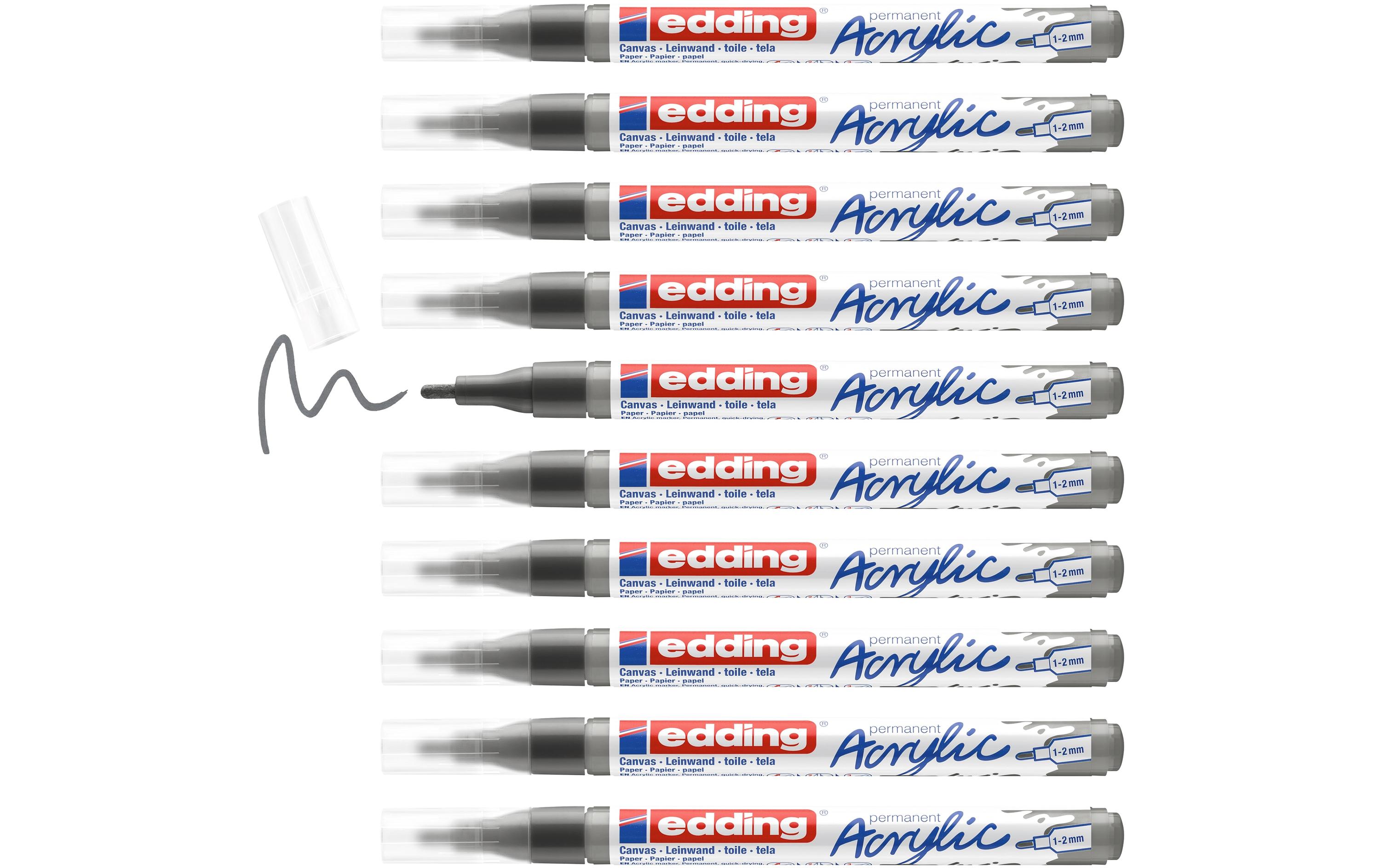 Acrylmarker 5300 Fein, AnthrazitSchnelltrocknende Acrylstifte