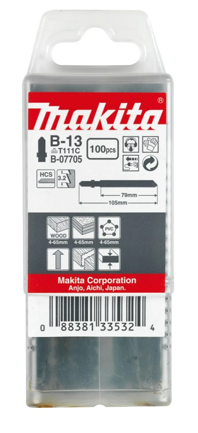 Makita B-07705 Decoupeerzaagblad - 70 x 3,2mm - Hout (100st)