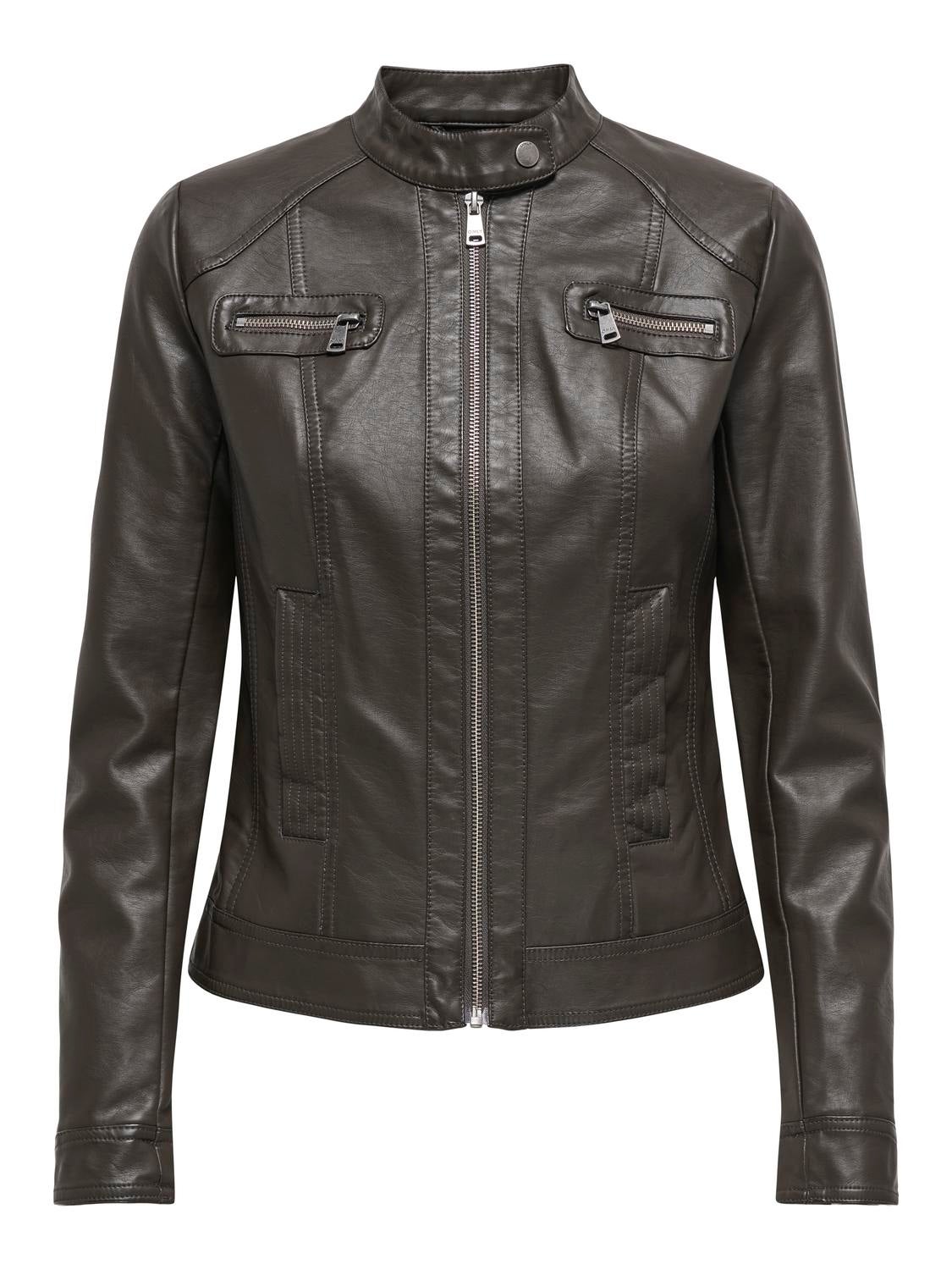 ONLBANDIT Kunstlederjacke Chocolate Torte