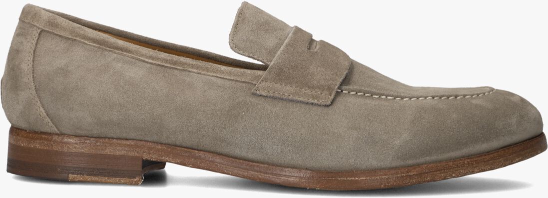 beige posa loafers penny napoli
