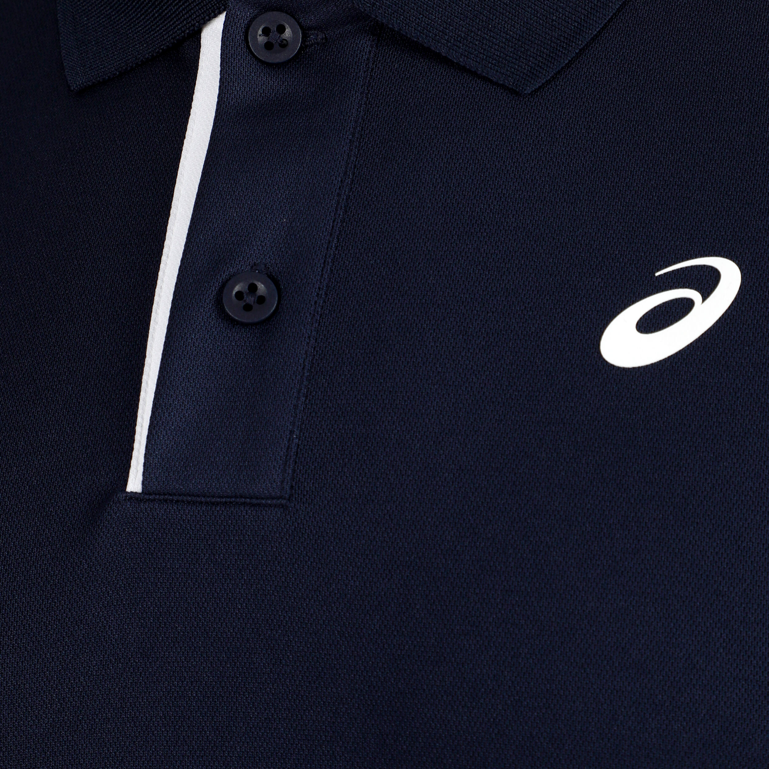 ASICS Court Polo Hommes - Bleu Foncé