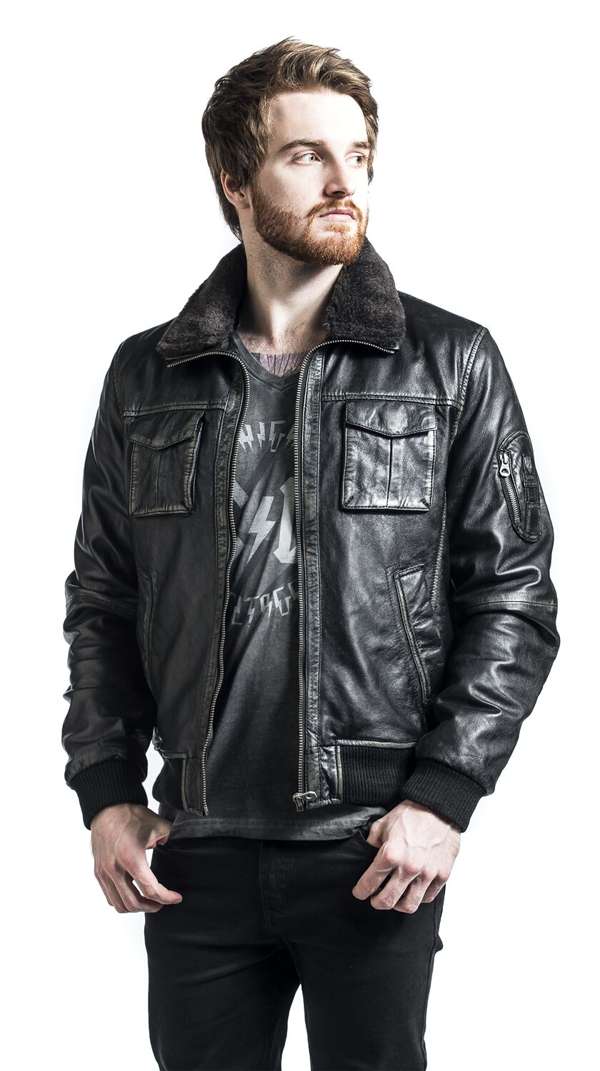 Maic Slim Fit LROV W | Gipsy Veste en cuir