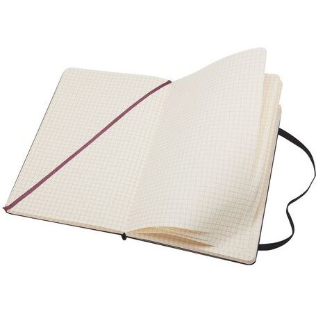 Carnet Moleskine rigide 13 x 21 cm ivoire quadrillé 5 x 5 240 pages