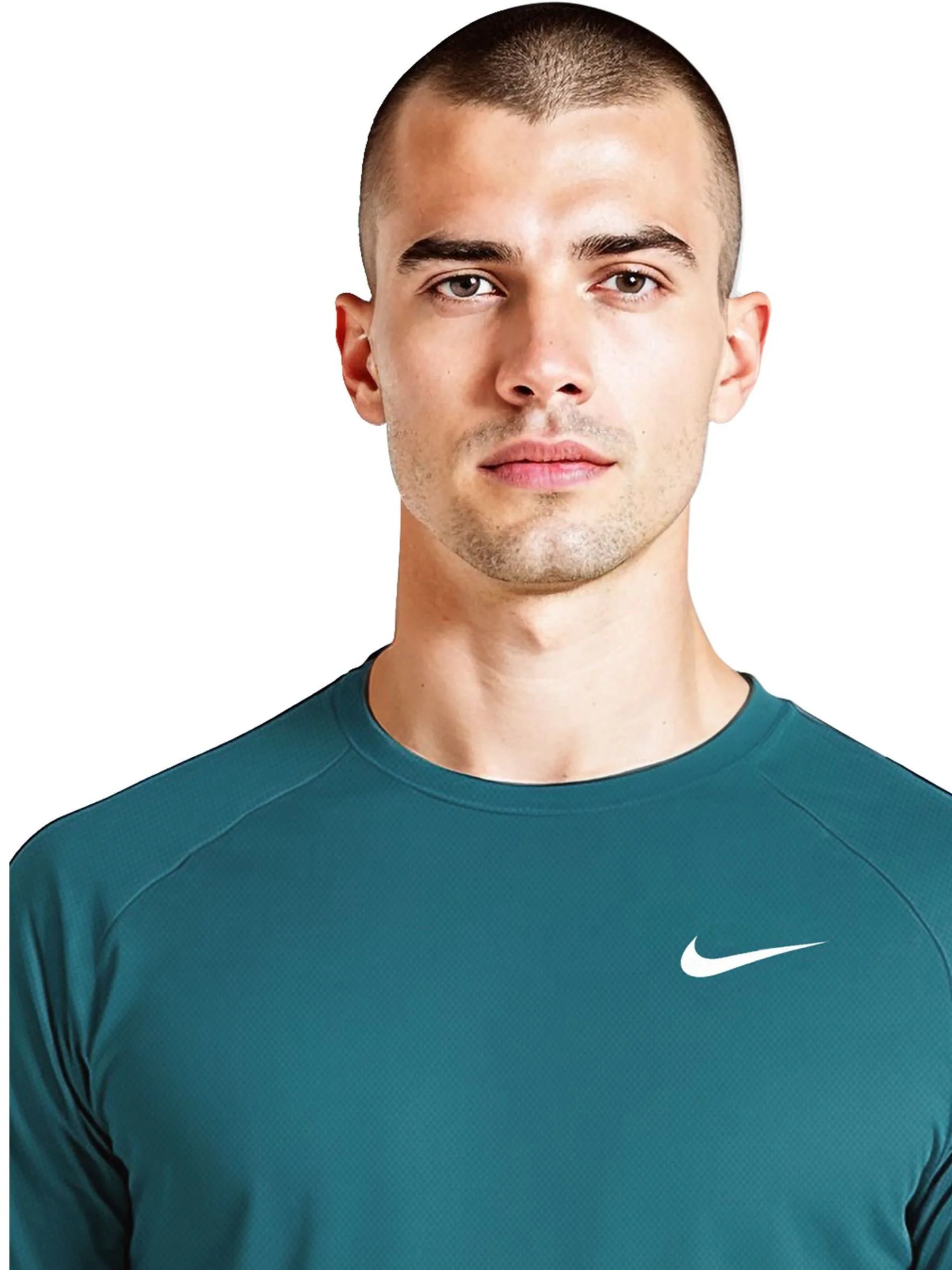 Groen - Nike Hydroguard zonbeschermend surfhemd met korte mouwen