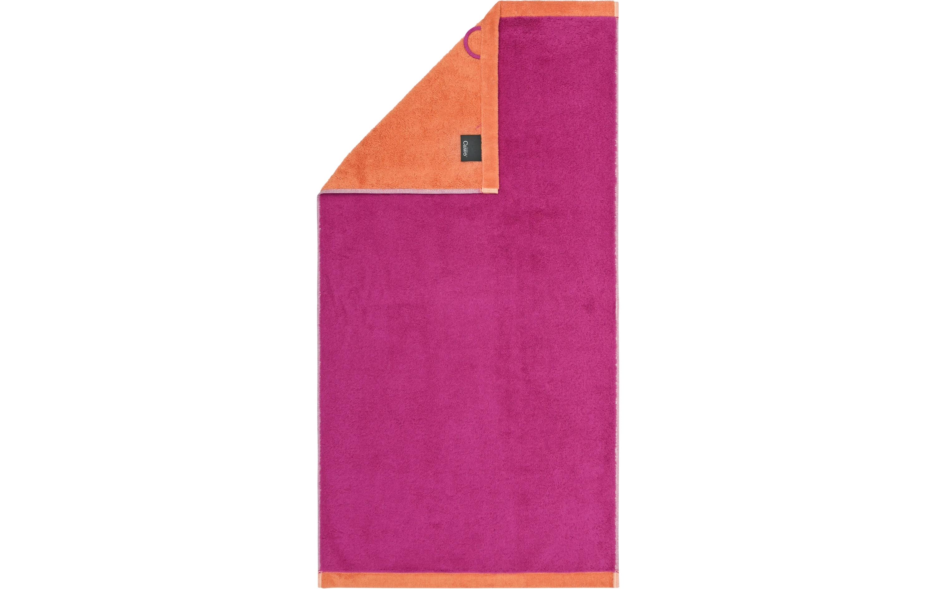 Duschtuch Lifestyle Splash 70 x 140 cm, Pink/MandarineWendetuch aus der Design Reihe Lifestyle Splash von Cawö
