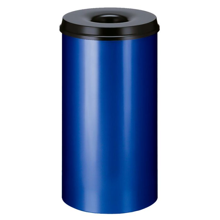 Vepa Bins Vlamdovende papierbak 50 ltr Blauw/Zwart  (VB105000BZ)