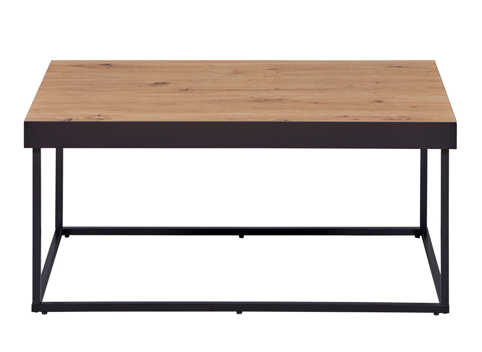 Couchtisch PASSIONE - Artisan Eiche-schwarz - Metall