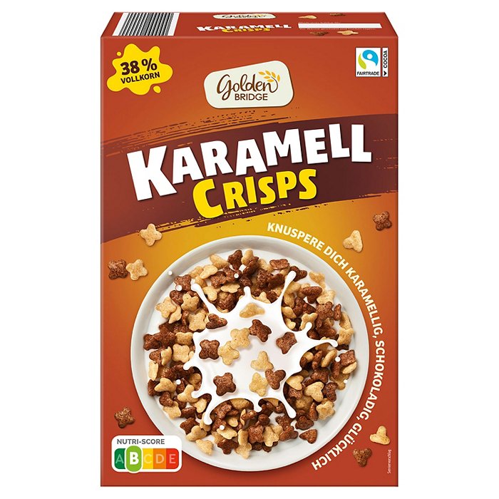 GOLDEN BRIDGE Karamell Crisp 750 g