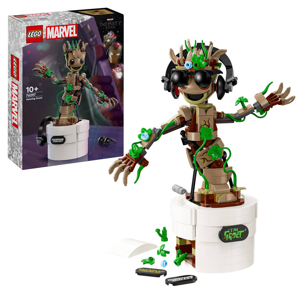 Heel mooiMarvel Dansende Groot Bouwbaar Guardians of the Galaxy Speelgoed voor Kinderen 76297 Super Heroes Marvel