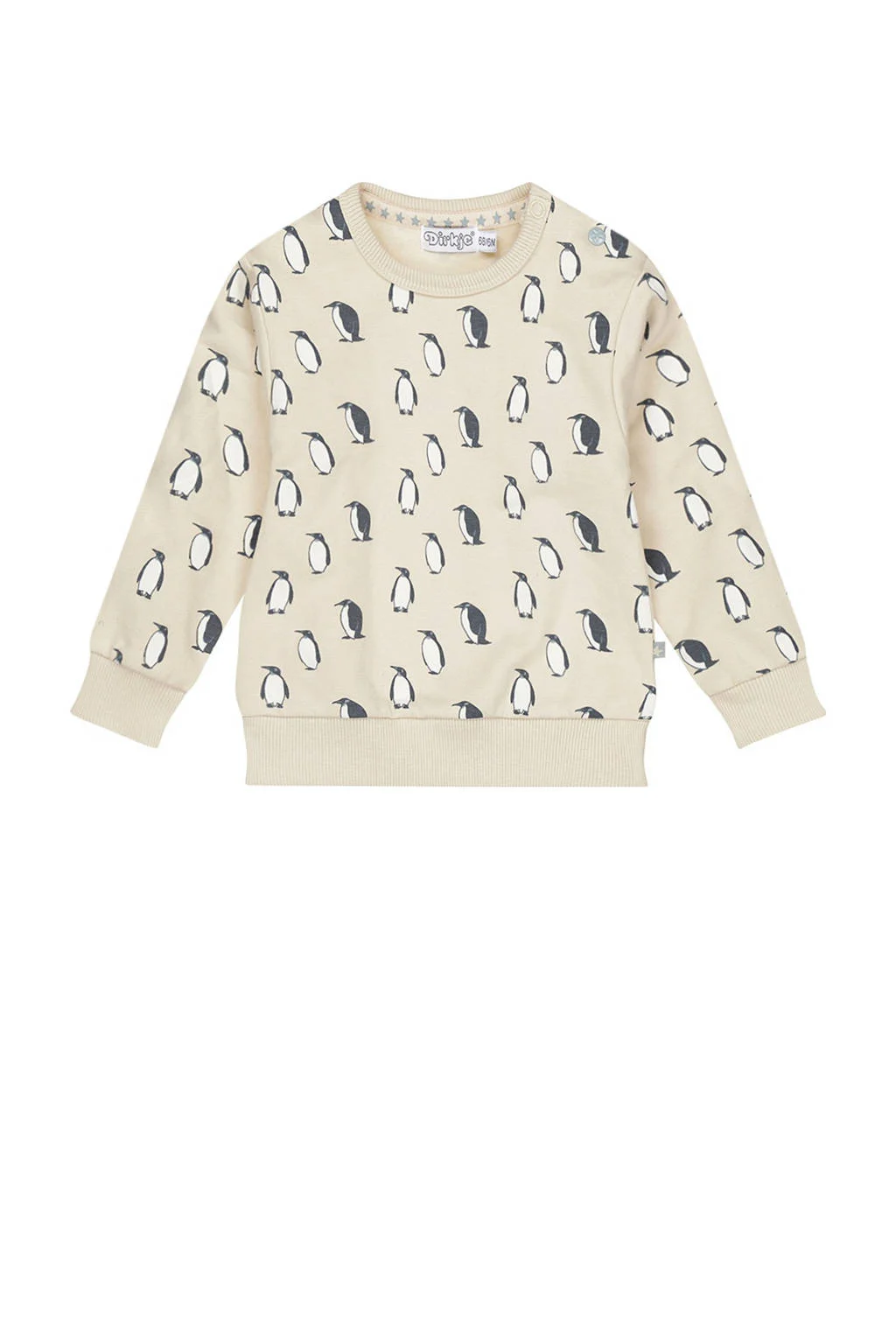 Dirkje sweater beige gebreid