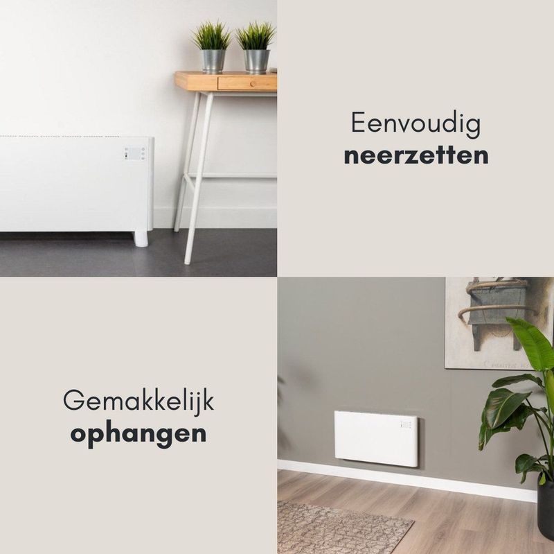 Eurom - Alutherm - Convector Verwarming - Wit - 2500W