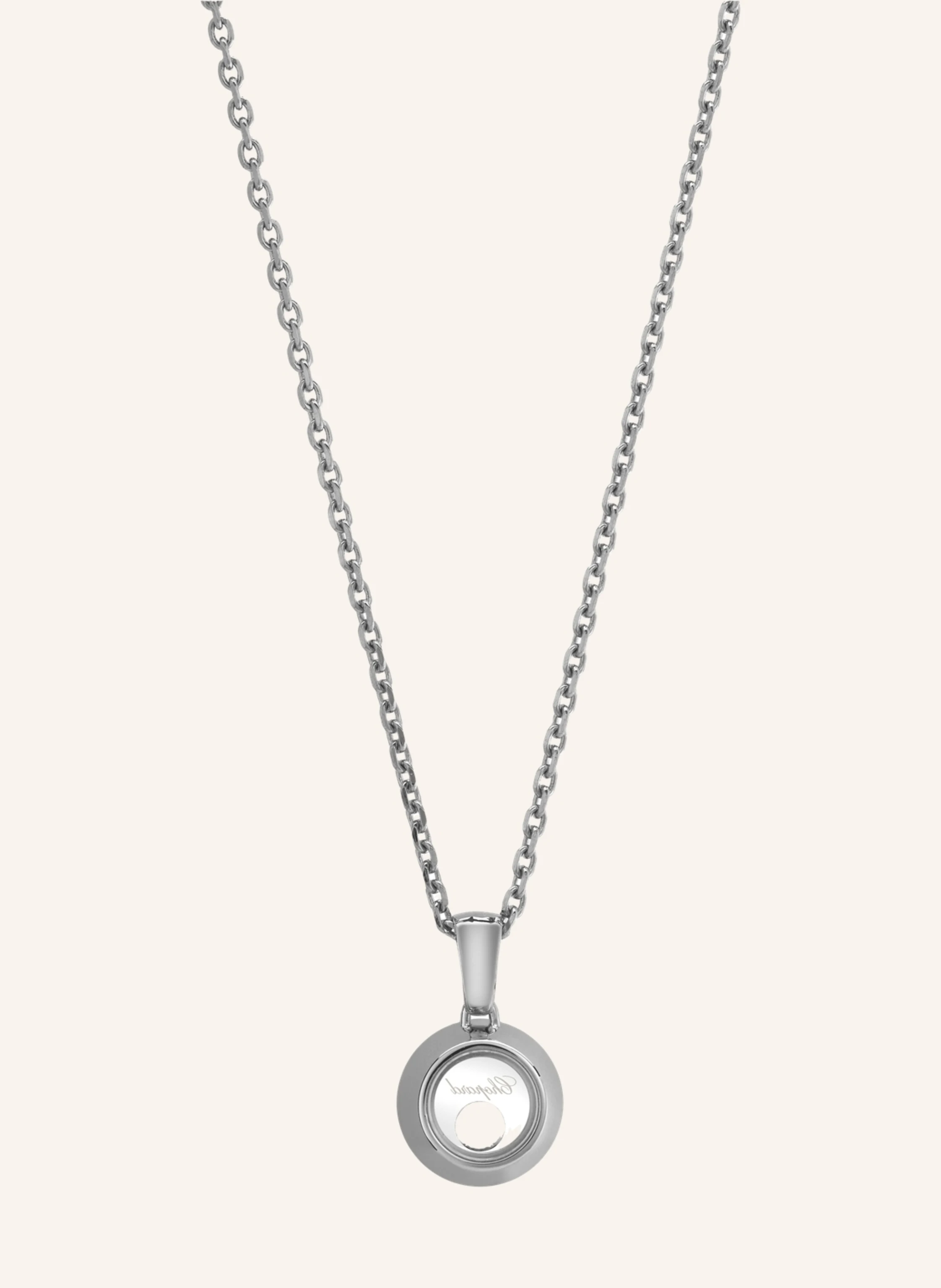 Chopard Anhänger HAPPY DIAMONDS ICONS Anhänger aus 18 Karat Weißgold und Diamanten