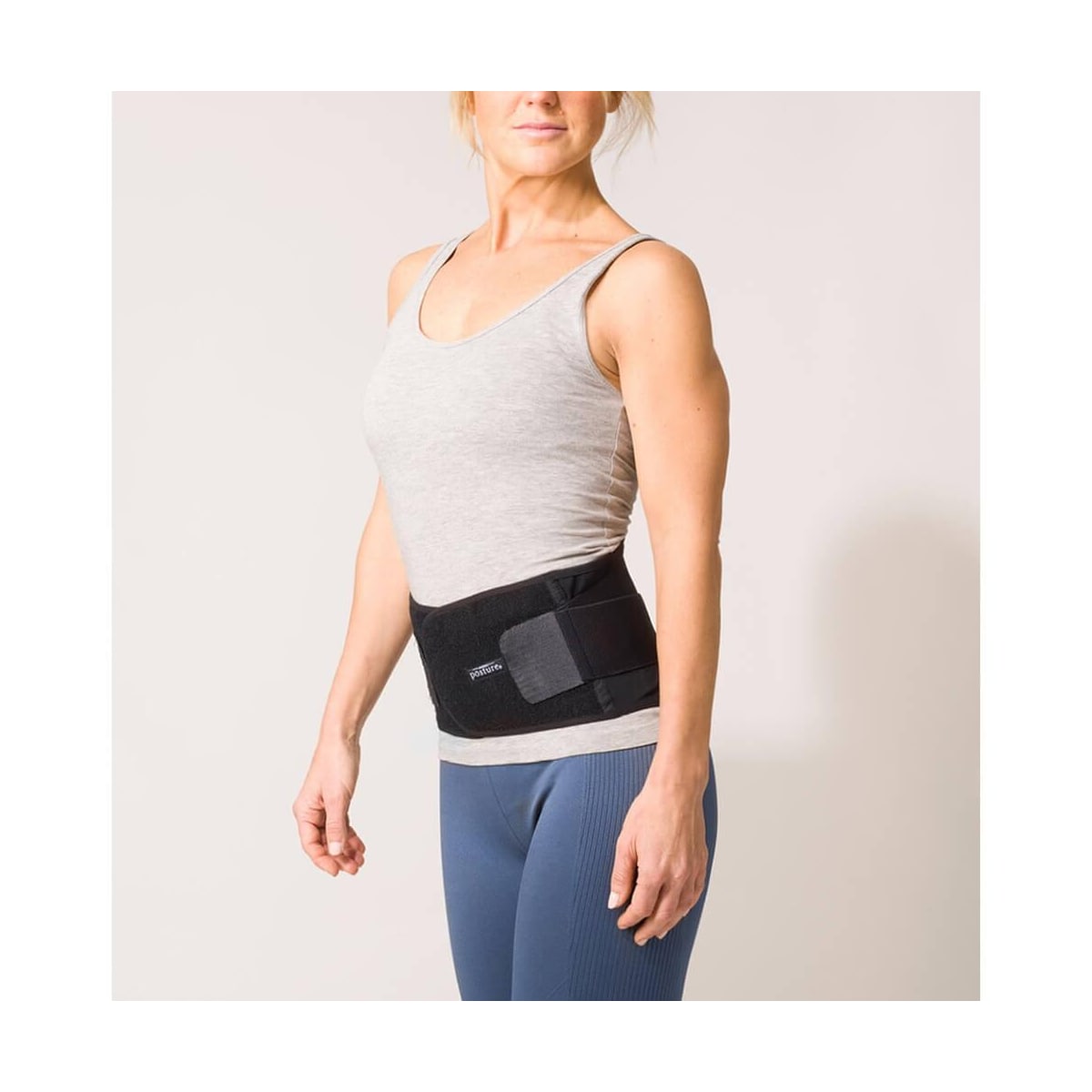 SWEDISH POSTURE Lower Back Belt Stabilize S Black