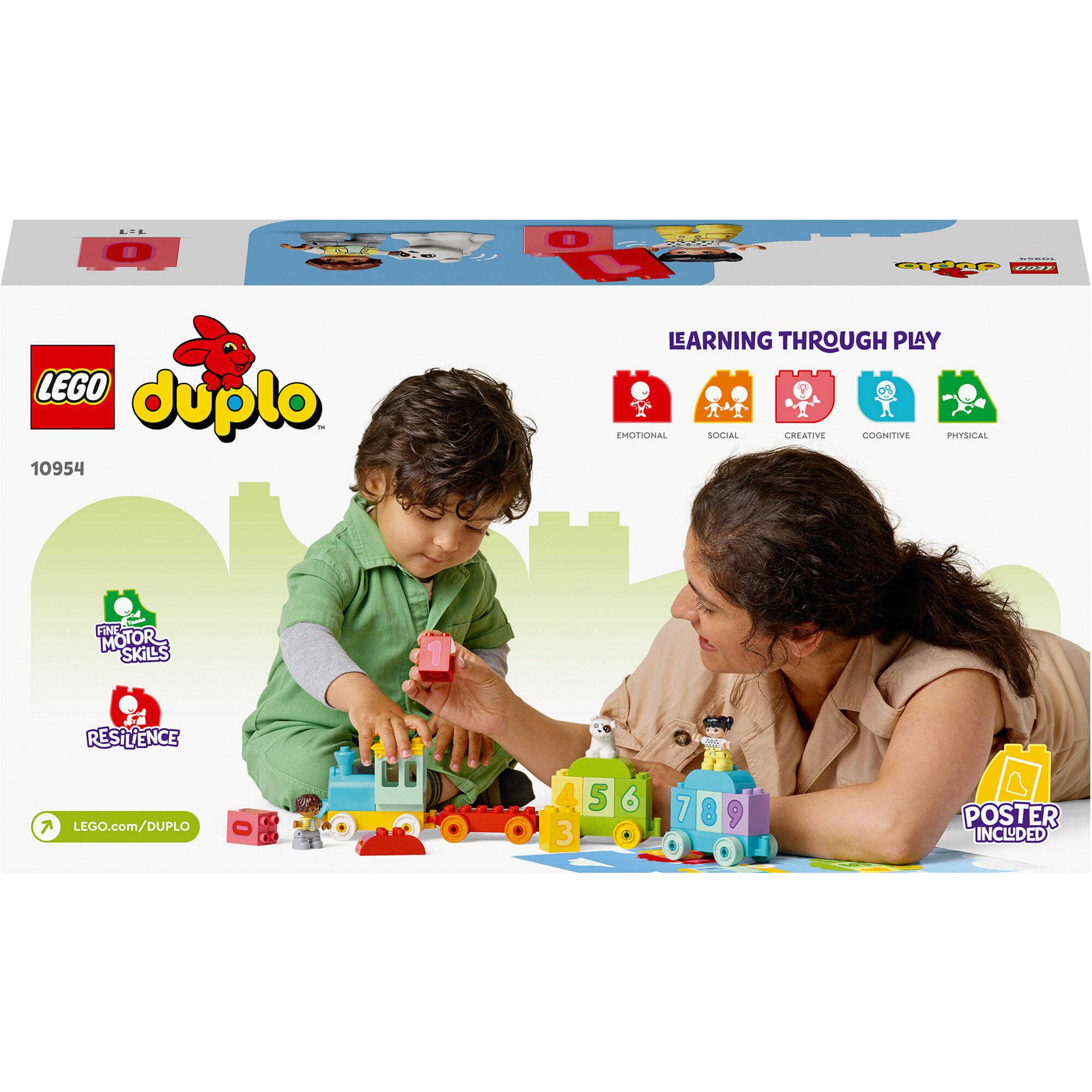 LEGO Konstruktionsspielzeug DUPLO Zahlenzug - Zählen lernen