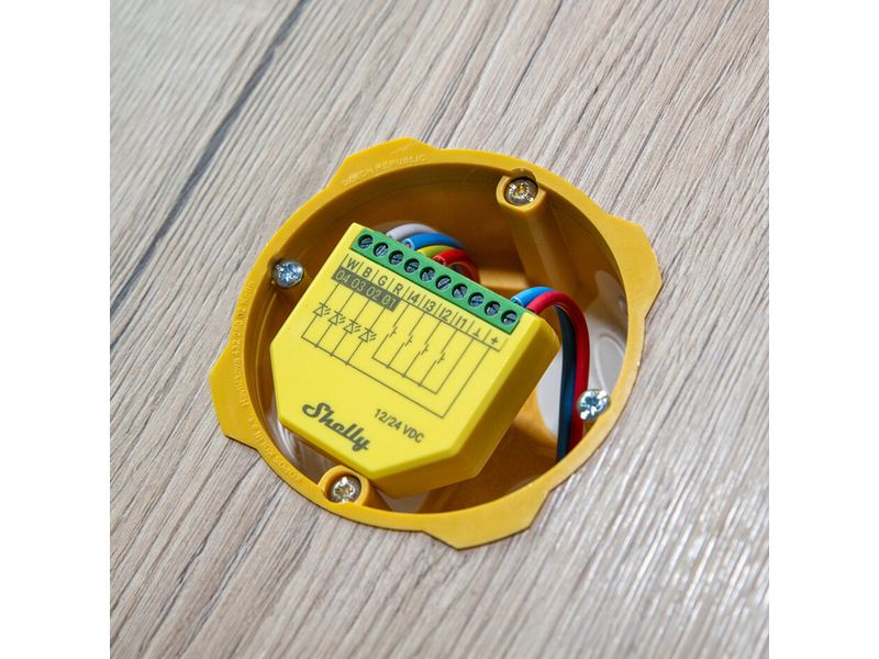 Shelly Smart Home Shelly Plus RGBW PM für LED-Streifen WLAN-gesteuerter RGBW-Controller für LED-Streifen