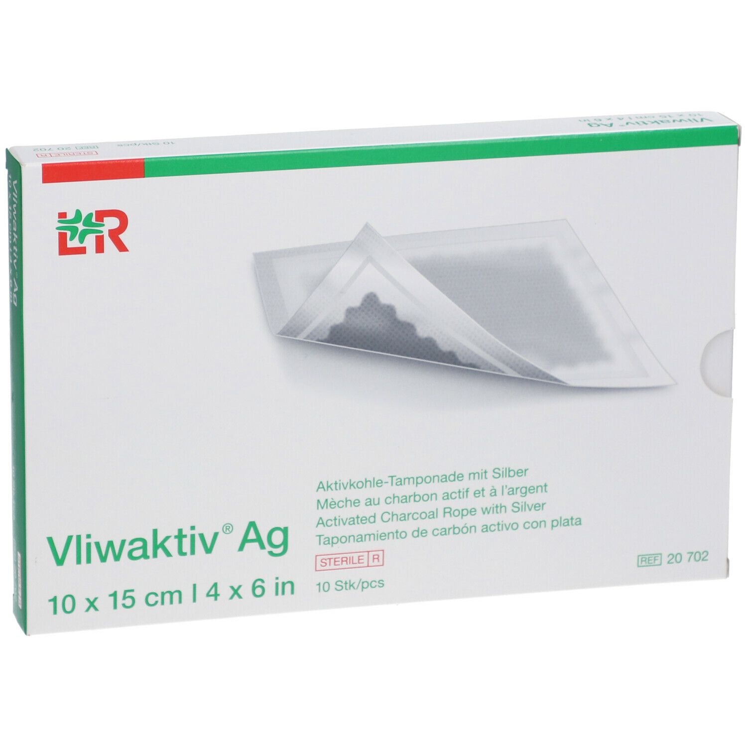 Vliwaktiv® AG Tamponade 10 cm x 15 cm