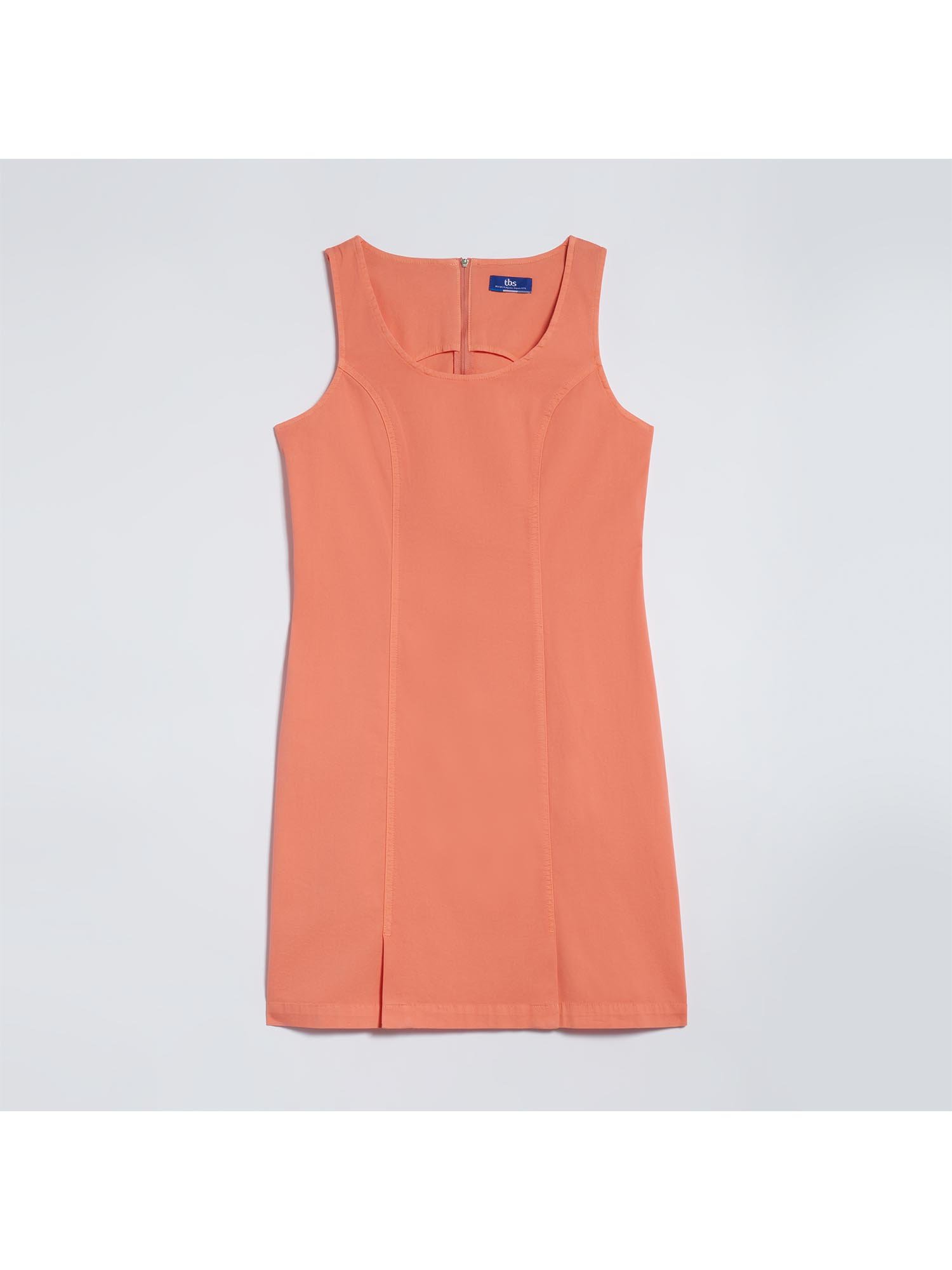 Robe Femme Sans Manches Coton Biologique Orange