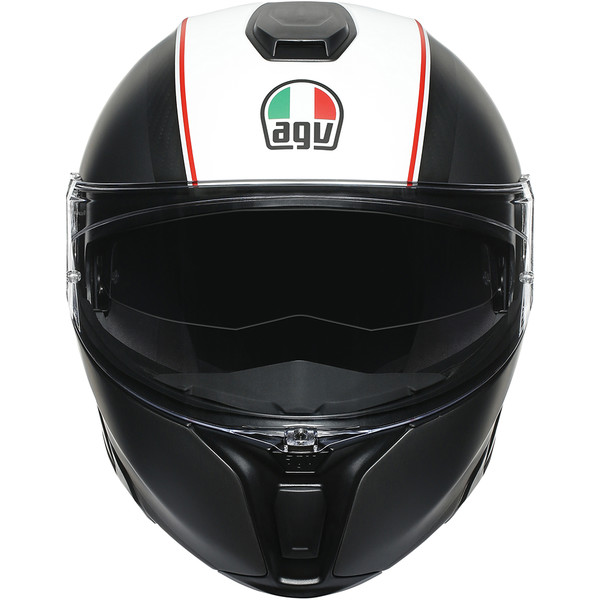 AGV - Casque Sportmodular Cover Gris Mat / Blanc