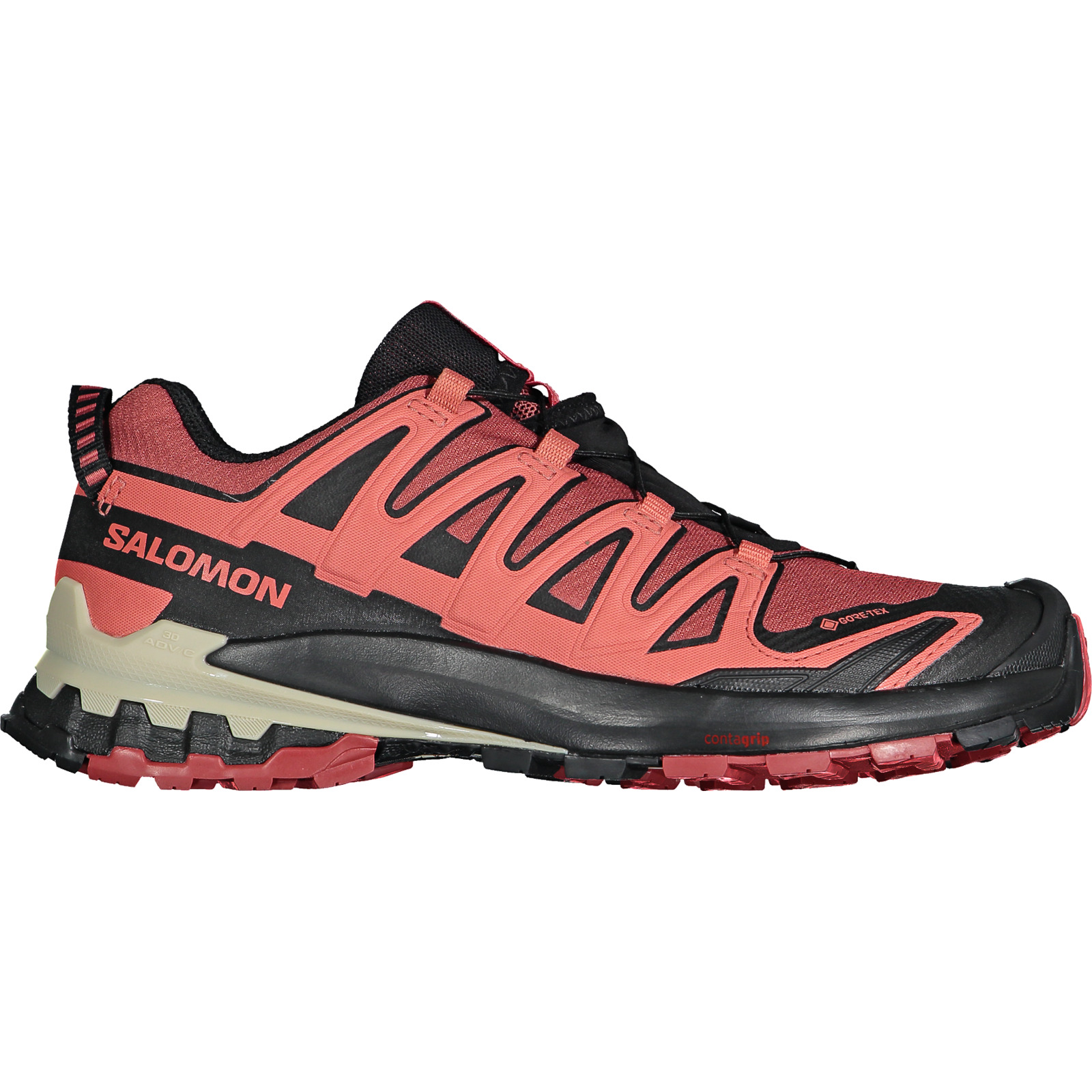 Salomon Damen-Multifunktionsschuh XA PRO 3D V9 GTX bordeaux, 38