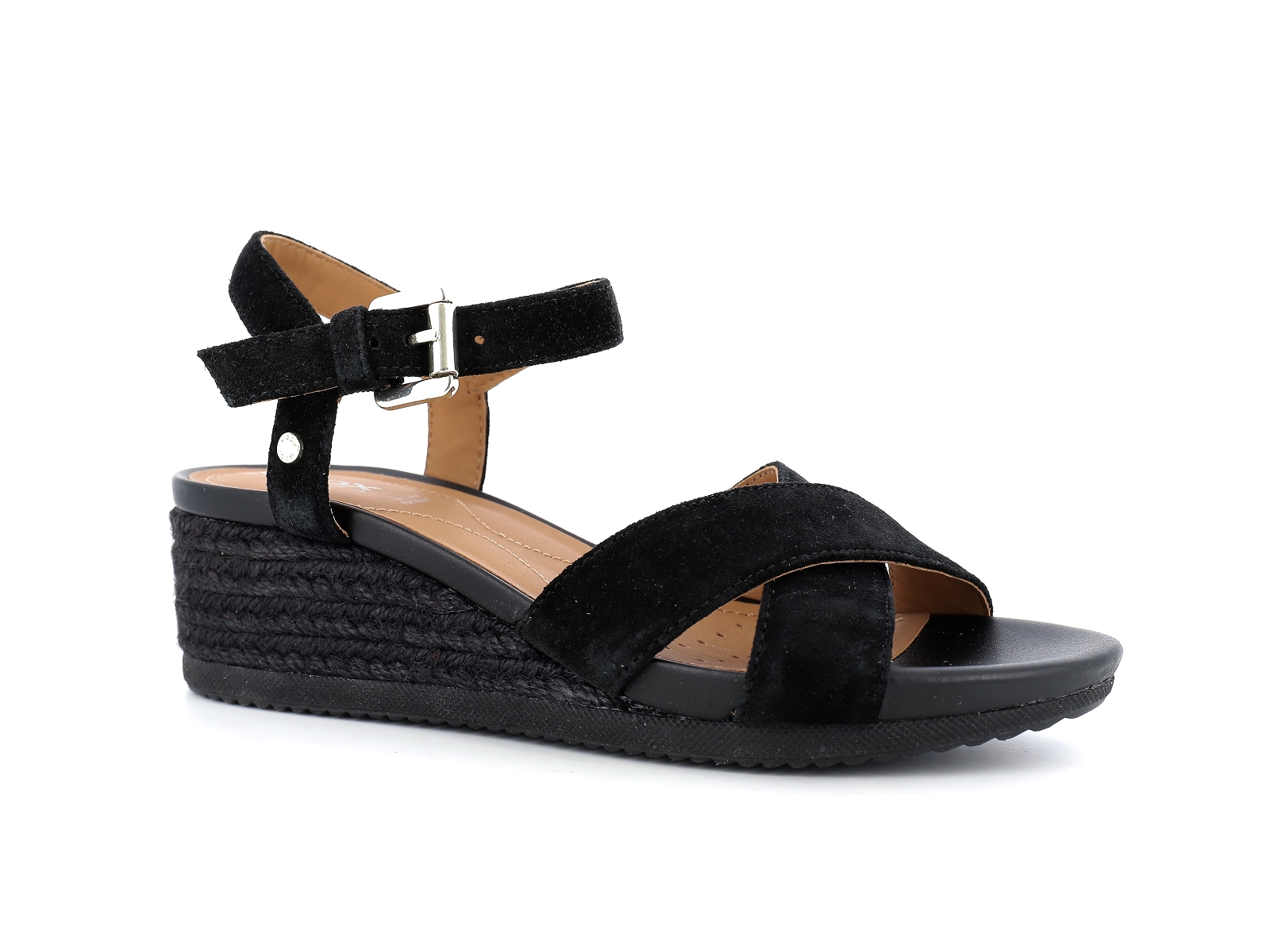 Geox-D ISCHIA CORDA-D02HHC Synthétique Noir