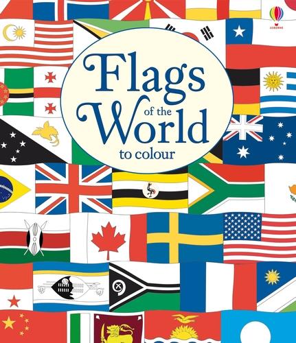 Flags of the World to Colour - Colouring Books (Paperback)