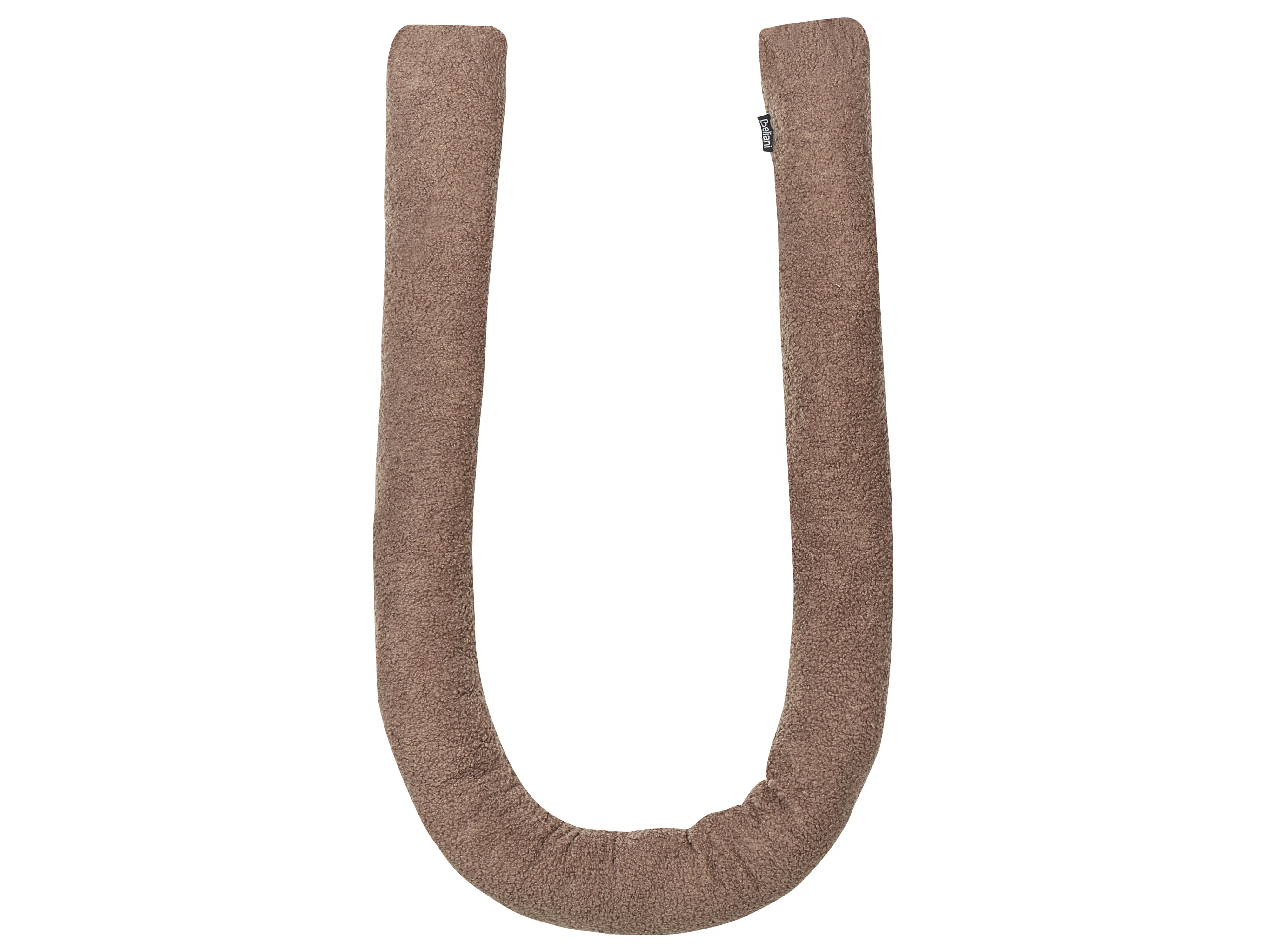 Set van 2 sierkussens GLADIOLUS Bouclé 172 x 14 cm Bruin effen