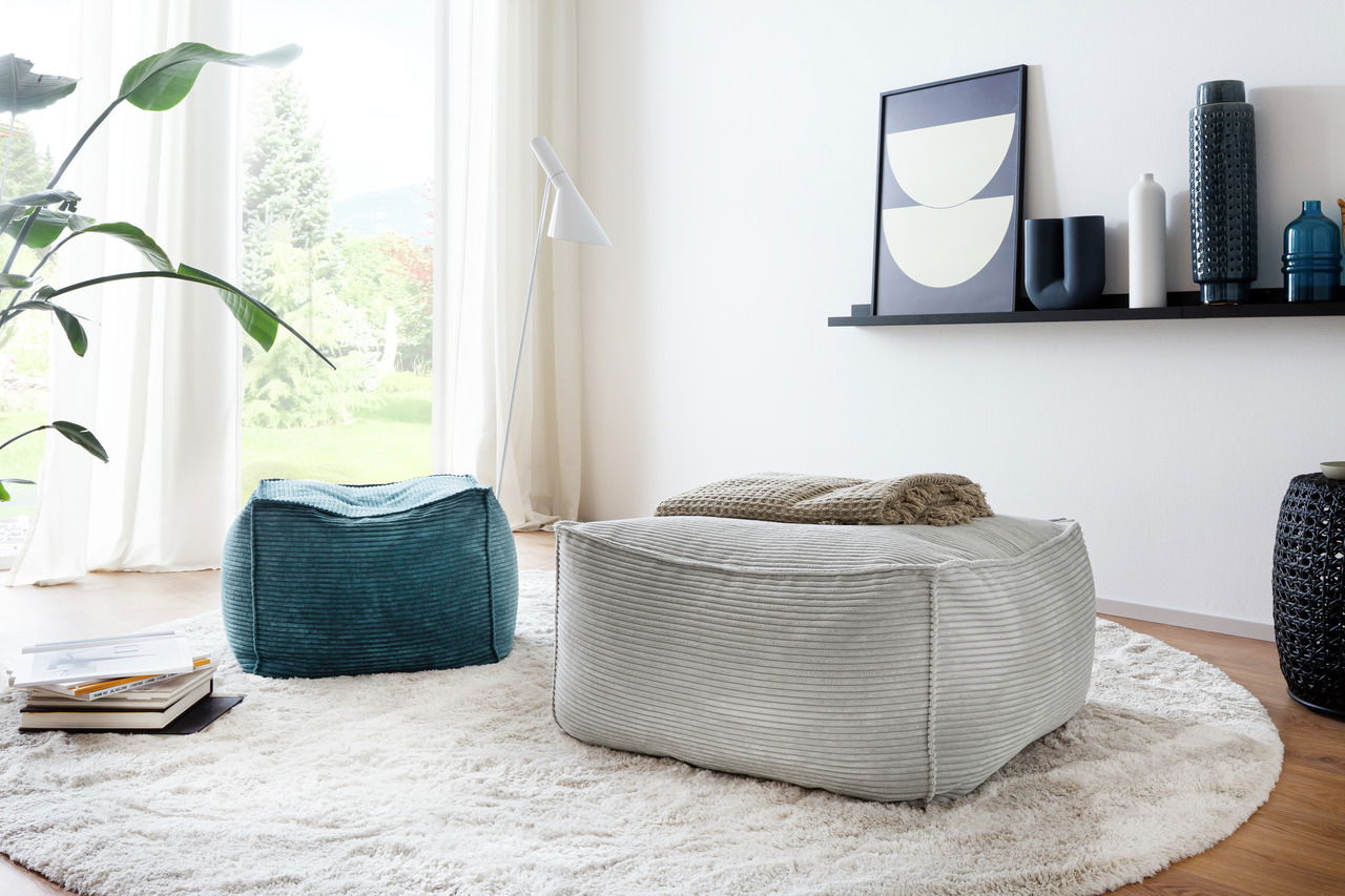 Pure Home Lifestyle Hocker quadratisch NOPPA