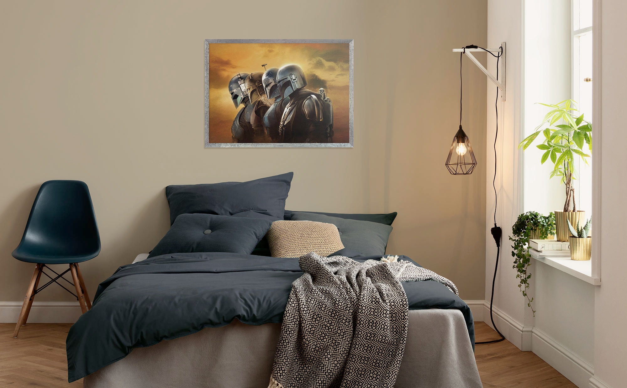 Komar Wandbild »Star Wars The Mandalorian Line Up« Disney Set, 1 Stk. tlg. 30 x 40 cm (Breite x Höhe) - Kinderzimmer, Dekoration