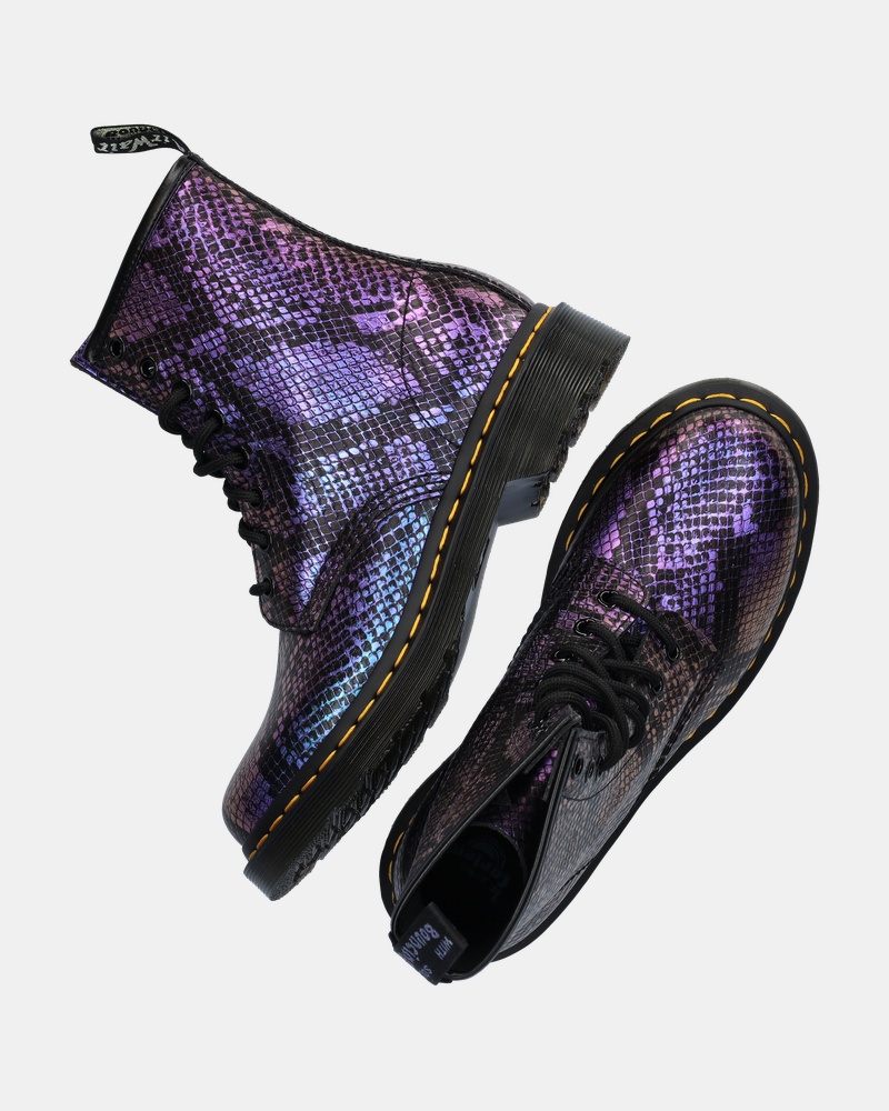 Dr. Martens Viper Croc Veterboots  - zwart