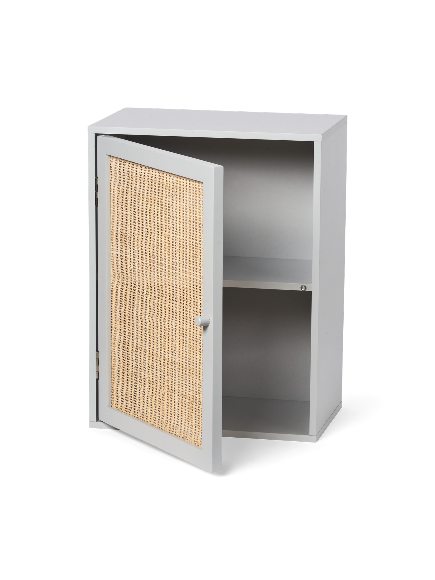 Vægskab | MDF/rattan. 40 x 24 x 52 cm. | Black