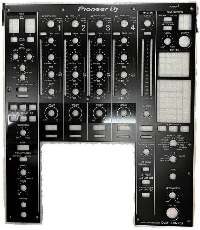 Pioneer DJ DNB1248 controle paneel voor DJM-900NXS2