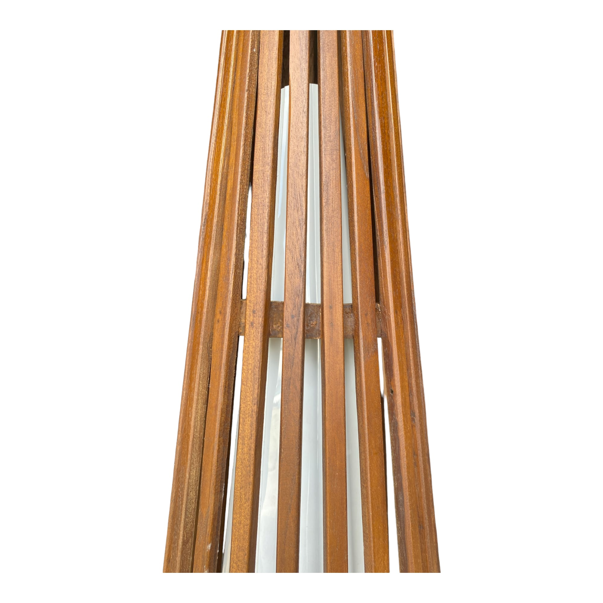 Interieurdirekt – Vloerlamp Anto – Teakhout – 90cm – Walnoot