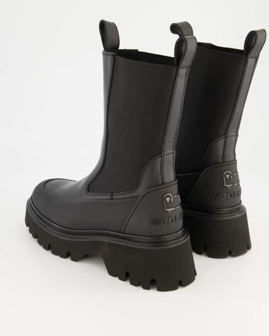 Woolrich Stiefelette Chelsea Boots in Schwarz
