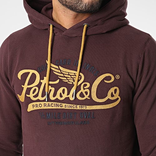 Sweat Capuche 353 Bordeaux