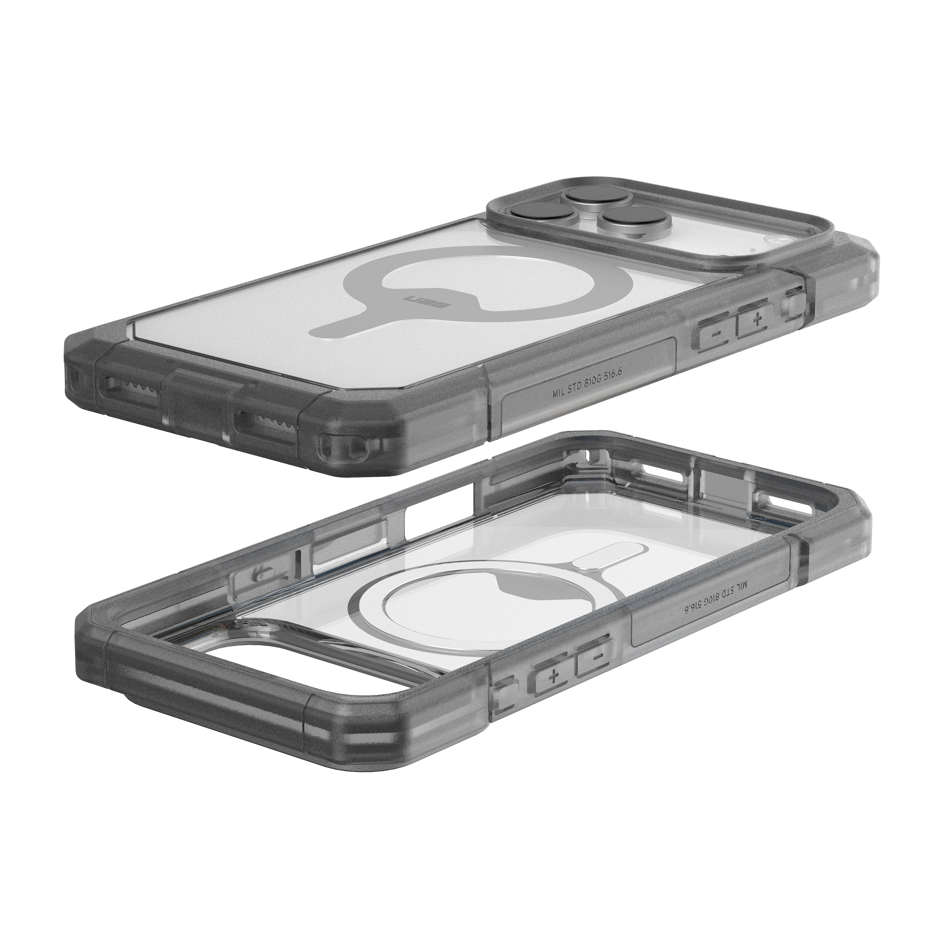 iPhone 17 Pro Max MagSafe Schutzhülle Trooper (114522114G31) - Ash (Transparent / Schwarz)