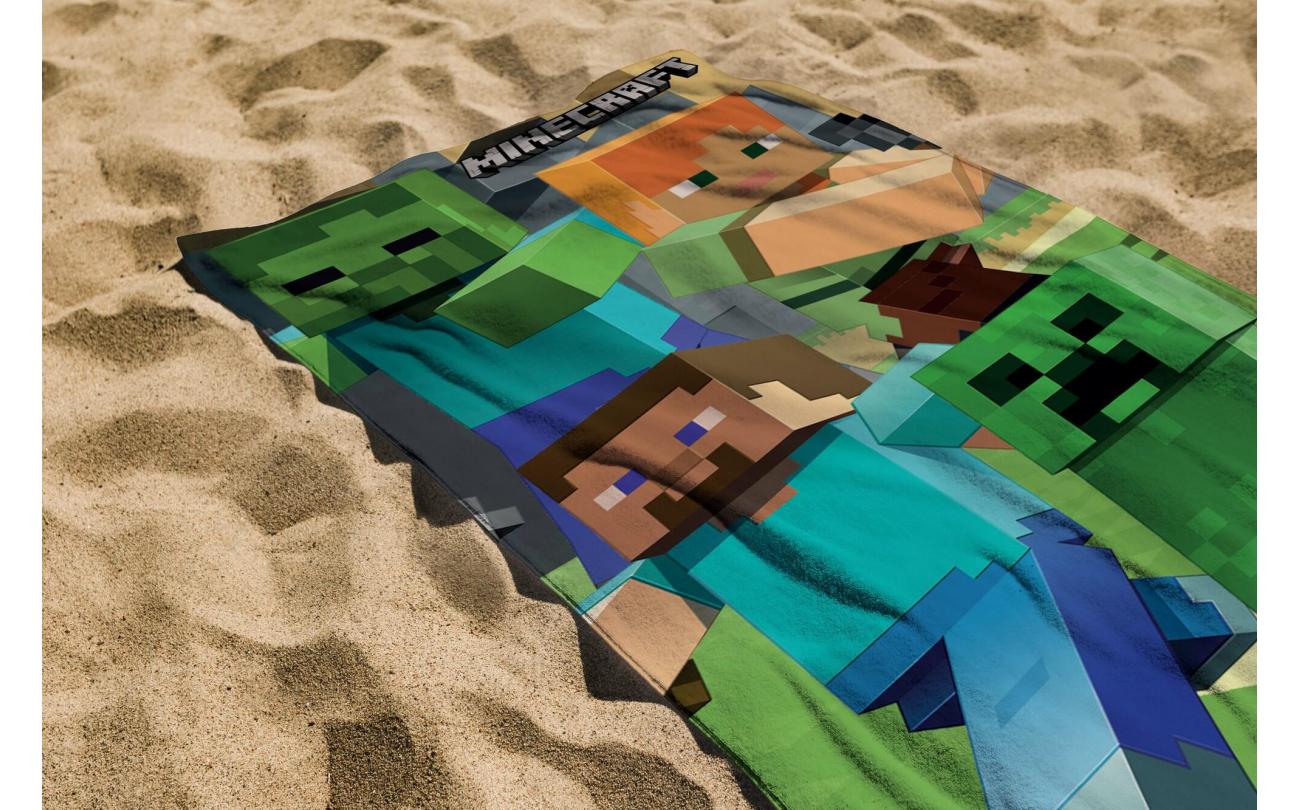 Minecraft Group strandlaken 70x140cm