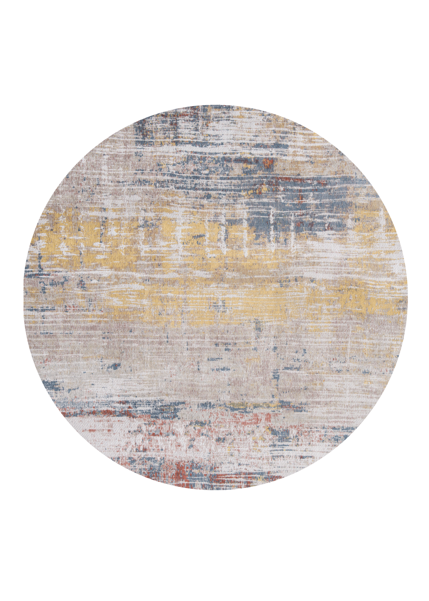 Ecorugs vloerkleed Streaks multicolor ∅ 240 cm