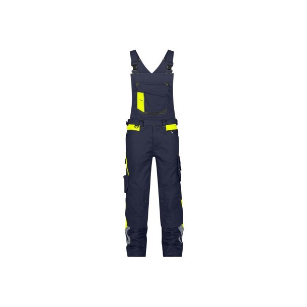 400166 Dassy Ulsan overalls midnatsblå - flour gul