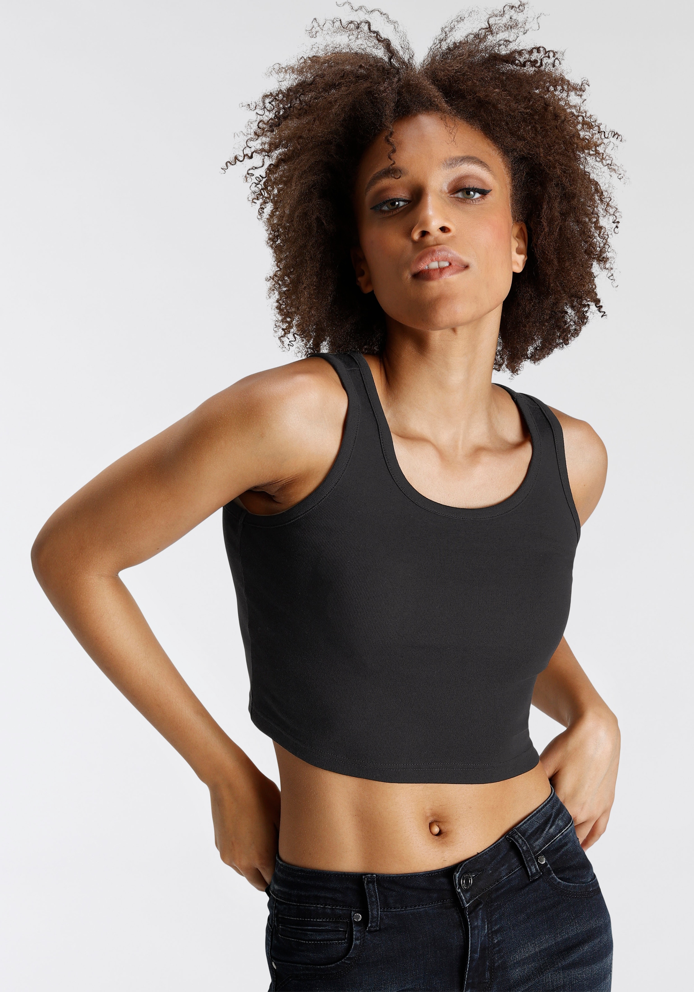 Flashlights Crop-Top, 2 Stk. kurze Länge