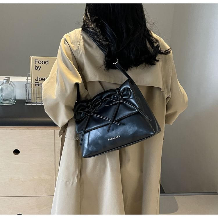 FAYLE - Crossbodytas van imitatieleer met flaplint