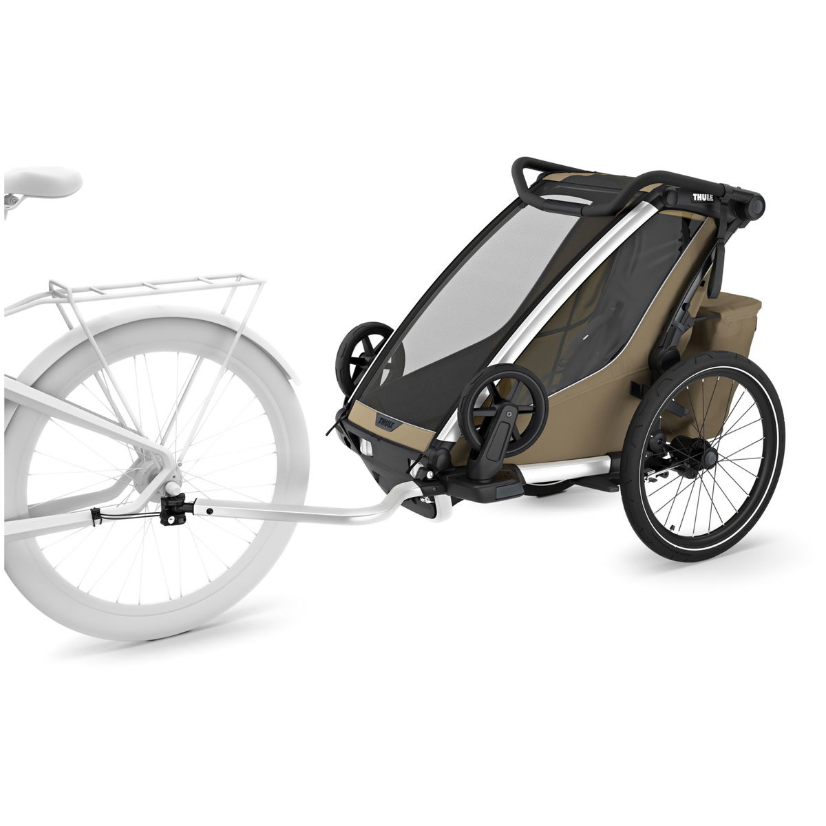 THULETHULE   Chariot CROSS 2 Single alu/faded khaki