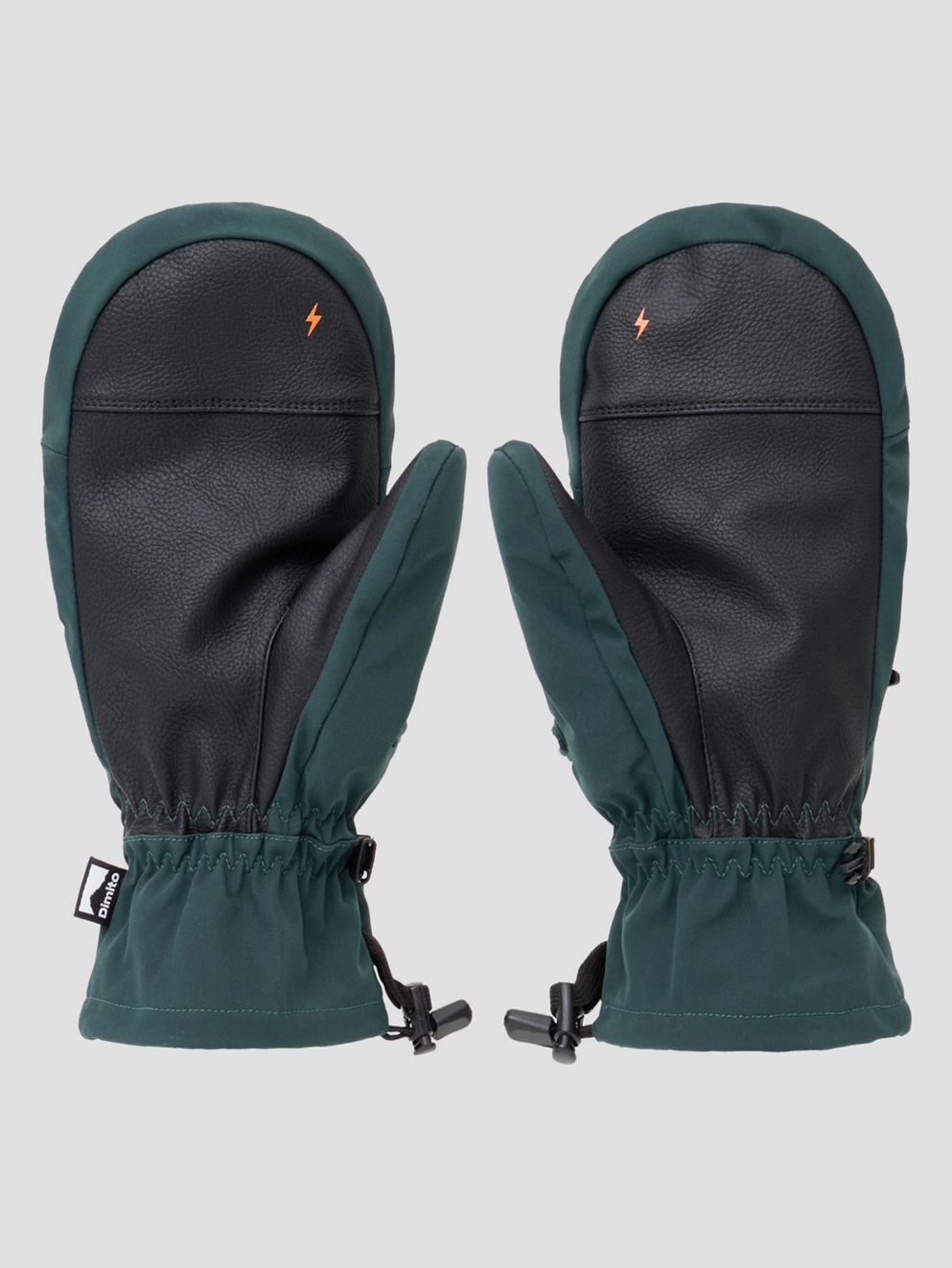 Dimito Easy Open Mittens deep green