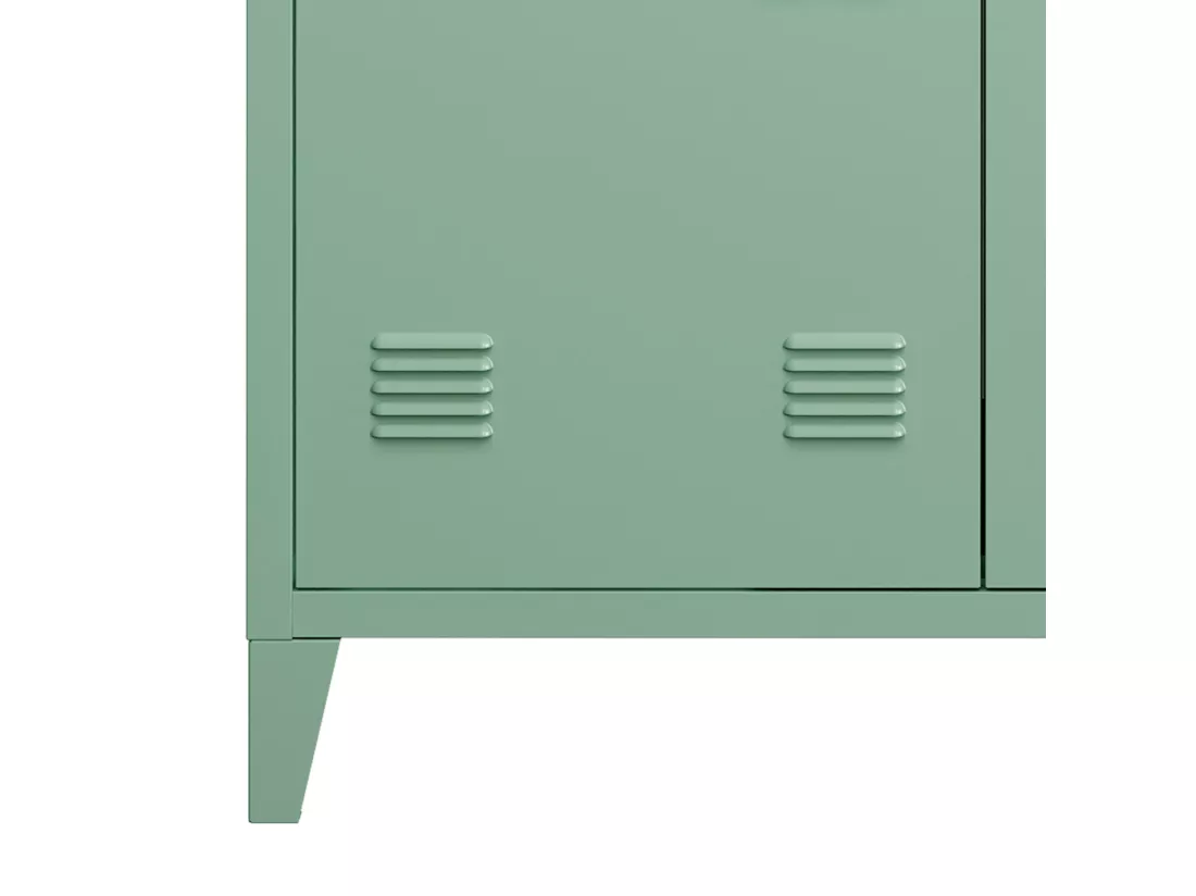 Casier de bureau armoire argentée 80 x 33 x 90 cm 03_0006342