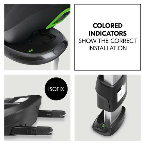 Siège auto Gr0+ Drive N Care Set (coque + base) Black - HAUCK